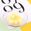 Acrílico furo oblíquo quadrado gelatina contas soltas com furo para costurar diy corda de cabelo infantil pulseira colar material para joias acessórios