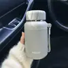 Taza Termo Simple de Acero Inoxidable 316 para Estudiantes, Diámetro Grande, Gran Capacidad, Adecuada para Hombres y Mujeres, para Preparar Té, Termo para Coche