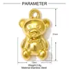Colgante de Acero Inoxidable Pulido Espejo Oso Mariposa Estrella de Ocho Puntas DIY Collar de Tortuga Elefante Colgante de Joyería de Acero de Titanio