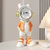 Figura popular de astronauta para oficina, estudio, escritorio y decoración del hogar, artesanía de resina de astronauta