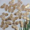 Acrílico transparente bronzeamento borboleta rosa arco diy pendurado buraco frisado telefone móvel shell material decorativo atacado
