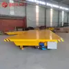 Pequeño riel de transferencia de moldes fuente de alimentación coche plano eléctrico control remoto inalámbrico coche sobre rieles taller transporte transbordador coche plano