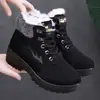 Botas de nieve para mujer, nuevo estilo para el invierno 2026, de suela gruesa, cálidas, forradas de felpa y engrosadas para mayor comodidad, adecuadas para mujeres de mediana edad y mayores, con suelas antideslizantes y hechas de algodón