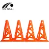 Novo 23cm oco logotipo barril rolo patinando pilha de flores plana 23cm logotipo cone futebol obstáculo à prova de vento