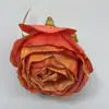 Arreglo floral hecho a mano DIY flor artificial ramo de rosas de boda decoración del hogar 6 cm borde de coca simulación retro capullo de peonía