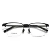 Gafas Muku de Studiomuku, una Montura de Gafas de Media Montura con una Fuerte Aura, Es Ligera y No Elige la Forma de la Cara