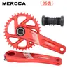 Bicicleta de Montaña Bielas Huecas Bielas Integradas CNC Bielas de Montaje Directo 32 Dientes 34 36 38t