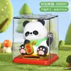 Gran Adorno de Panda de la Fortuna Chino Solar Automático con Movimiento de Mano de 3 Pulgadas Tienda de la Compañía Decoración de Regalo Atracción de Fortuna