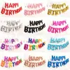 Globo de feliz cumpleaños ordinario con letras versión americana de 16 pulgadas set de globos de aluminio para bebé feliz cumpleaños
