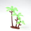 9cm Simulación de Tres Pequeños Cocoteros Plantas en Miniatura para Paisajismo Árboles Falsos Juguete Modelo de Mesa de Arena Psicológica Árboles Pequeños