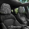 Fundas para reposacabezas con estampado de leopardo de comercio exterior se pueden hacer según su diseño, fundas universales elásticas resistentes al desgaste y a prueba de polvo para reposacabezas