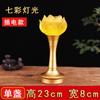 Lámpara de Buda con forma de linterna de loto, LED, esmaltada de colores, lámpara de luz larga, con enchufe para el hogar, batería, luces de Buda, luces frontales de Buda, luces de pasillo de Buda