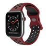 Adecuado para Correa de Apple Watch Hebilla de 8 caracteres Correa de Apple Watch Bicolor Correa para iWatch Apple Correa de reloj de silicona Apple Nike