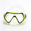 Especial para adultos transfronterizos máscara de buceo borde rojo cristal templado máscara de snorkel equipo para jugar en el agua natación en la playa