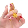 Cadena para Clavícula de Escama de Dragón de Cobre Chapado en Oro de Larga Duración que Conserva el Color, Diseño de Nicho de Lujo Ligero con Pedrería, Collar de Caviar para Mujer, Moderno y Versátil