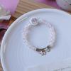 Yiwu Atacado de Pulseira de Pérola Cerâmica de Pequenos Produtos Joia de Mão com Contas de Cristal Pulseira para Casal Estudantes Crianças Joia Feminina
