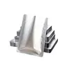 Bolsa gruesa de papel de aluminio puro, bolsa de vacío sellada por tres lados, bolsa de embalaje de papel de aluminio para mascarillas faciales y té, bolsa de vacío de papel de aluminio para alimentos