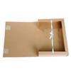Luz de la Mañana Apyrb61100 Caja de Archivo de Papel de Cuero Almacenamiento de Documentos de Papel Kraft Archivo de Papel A4