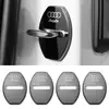 Cubierta de cerradura de puerta de acero inoxidable para Audi, cubierta protectora de cerradura de puerta, decoración