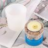 Bricolaje Goteo de Pegamento de Cristal Bandeja para Velas de Aromaterapia Molde de Goteo de Pegamento Bandeja de Almacenamiento Grande Mediana Pequeña Molde de Goteo de Pegamento