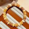 Pulseira Original Raiz de Bodhi Gradiente Multicolorido Bambu Ábaco Círculo Único Envolto no Dedo Masculino e Feminino Pulseira de Contas de Buda Macia