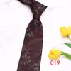 Corbata de negocios de cuero de 8 cm a rayas en stock corbata de poliéster para hombre jacquard negocios corbata vintage fabricantes suministro