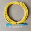 Cable de Fibra Óptica de Grado Telecomunicaciones SC-FC-LC 1m 3m 5m 10m 20 Cuadrado Pequeño Redondo Cola de Cerdo Monomodo Móvil Unicom