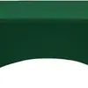 Especializado para Comercio Exterior, Fundas Elásticas para Mesas Transfronterizas para Banquetes de Bodas, Restaurantes de Lujo, Banquetes de Hotel, Decoraciones de Boda, Poliéster, Color Sólido, Forma Cuadrada