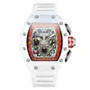 Explosiones de AliExpress ONOLA Transmisión en Vivo de TikTok Reloj Multifuncional Impermeable para Hombre Correa de Silicona Deportivo de Cuarzo para Hombre