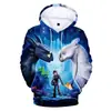 Venta Caliente Transfronteriza Primavera y Otoño Europa y América Impresión Digital 3D Anime Tendencia de Moda Holgada Casual Personalidad Sudadera con Capucha