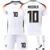 2024 Alemania local No. 17 Camiseta Wirtz No. 13 Muller 10 Mushara traje de hombre camiseta Copa de Europa
