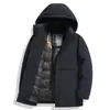 Principalmente Recomendado Chaqueta de Plumas de Invierno para Hombre, Estilo Regular con Cuello Solapa, Engrosada y Cálida, Marca de Moda Abrigo de Plumas de Pato Blanco al 90%