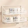 Portavasos de pared, estante de almacenamiento de pared sin taladro para vasos de agua y tazas, portavasos colgante de té para cocina