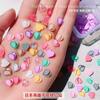 Internet Celebridade Nail Art Borboleta Jóias Tridimensional Aurora Magia Cor Urso Fita Arco Resina Decoração de Unhas Diamante Misto