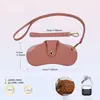 Clip de Almacenamiento para Gafas Colgantes, Estuche Protector Flexible para Gafas de Sol, Bolsa Portátil Unisex para Almacenamiento de Monturas de Gafas