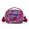 Bolso de Hombro Estampado de Moda Nuevo Transfronterizo Bolso Cruzado Casual de Múltiples Compartimentos Tendencia Versátil de Nylon Versión Coreana para Mujer