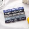 Suprimentos para Festa de Aniversário Infantil com Estampa Dourada Cartões de Convite com Bênção Simples Conjunto de Cartões de Cumprimento com Envelopes Amazon Cross-Border
