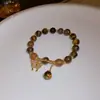 Nuevo Pulsera Estilo Chino para Mujer, Pulsera Étnica de Perlas, Tendencia Nacional Retro Joyería de Amistad Fábrica Mayorista Jade