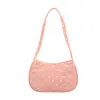 Bolsa de ombro para estudante, bolsa transversal pequena e fresh, bolsa estilosa de nylon com bolinhas, bolsa colorida para celular, item transfronteiriço da moda