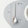 Cuchara Original Japonesa de Acero Inoxidable 304, Cuchara para Arroz Estilo Japonés, Cuchara para Sopa, Cuchara para Sopa de Acero Inoxidable