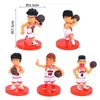 Adornos Decorativos para Pastel de Cumpleaños Base Transparente Soporte de Inserción Figura de Muñeca de Plástico Estacas de Base Paquete de 100 Piezas