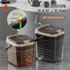 Cubo Pequeño para Té Casero Cubo de Té Transparente Cubo para Residuos de Té Cubo para Agua Residual de Mesa de Té Cubo de Drenaje para Bandeja de Té Separación de Seco y Húmedo Cubo de Agua