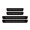 Explosiones transfronterizas son adecuadas para umbral de puerta de maletero de coche Honda Freed CR-Z Type R con textura de fibra de carbono y cuero