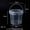 Fabricante Mayorista Enviado 1-5L Bolsa de Grado Alimenticio Cubo de Plástico Transparente Juguete Cubo Sellado Cubo para Hielo Embalaje para Llevar