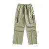 Calça Cargo Cool Americana Masculina Calça Longa de Caminhada 2026 Nova Primavera Verão Estilo Fino Tendência Solta Casual Masculina