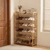 Zapatero simple de múltiples capas, zapatero estrecho para entrada, adecuado para el hogar, dormitorio y apartamentos de alquiler, solución de almacenamiento económica