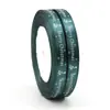 En stock cinta de regalo de Navidad con diseño de copo de nieve rojo y verde 1 cm Cinta para regalos de Navidad 25 yardas