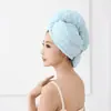 Touca de Banho Touca Seca Cabelo, Super Absorvente, Sem Necessidade de Secador para Adultos, Toalha de Secar Cabelo de Peça Única, Toalha de Dupla Camada