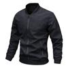 Chaqueta para Hombre Otoño y Primavera Nuevo Estilo Chaqueta de Cuello Alto Moda para Jóvenes y Mediana Edad para Hombre Top Transfronterizo Ropa de Trabajo para Grupo Cortavientos