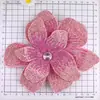 Venta Caliente Transfronteriza Doble Capa Completamente Tachonada Flor Grande Accesorios para el Cabello Flores para Zapatos Bolsas Sombreros Accesorios de Vestimenta Materiales